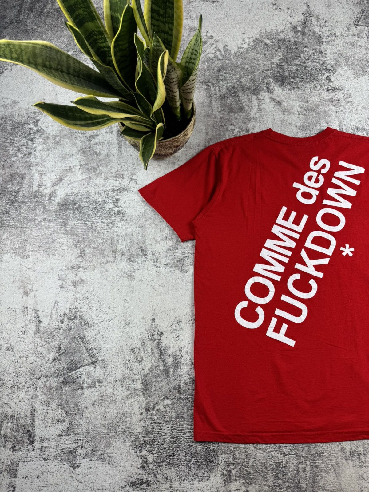 Comme Des Fuck Down Comme Des Fuckdown Men’s XLarge Red Logo Hip Hop Rap Cotton T Shirt Tee Jersey Size US XL / EU 56 / 4 - 11 Thumbnail