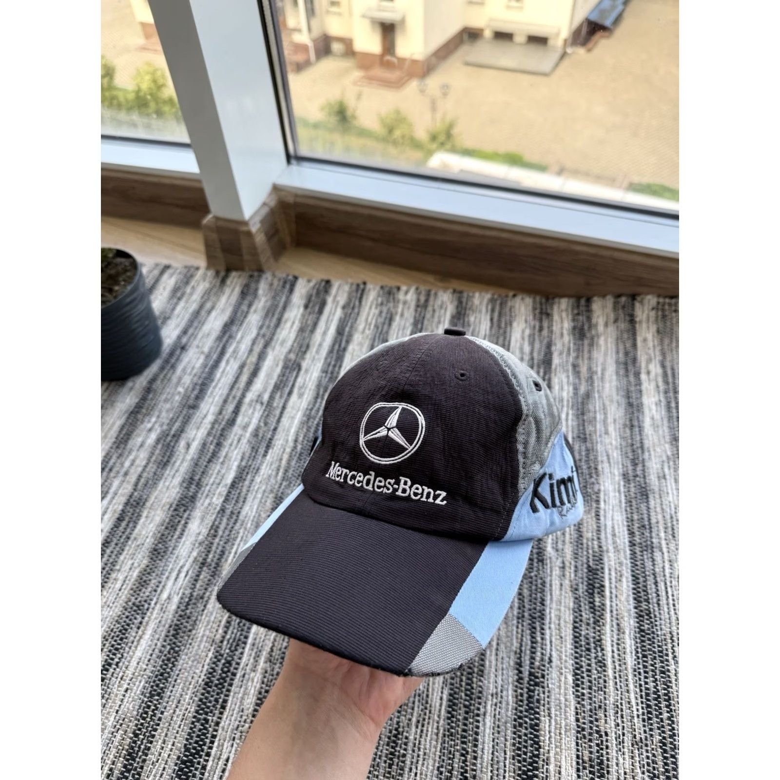 Mercedes-Benz VINTAGE Mercedes Benz Racing Snapback Cap Formula 1 Kimi Black One Size Mens Cap Snapback Size ONE SIZE - 2 Thumbnail