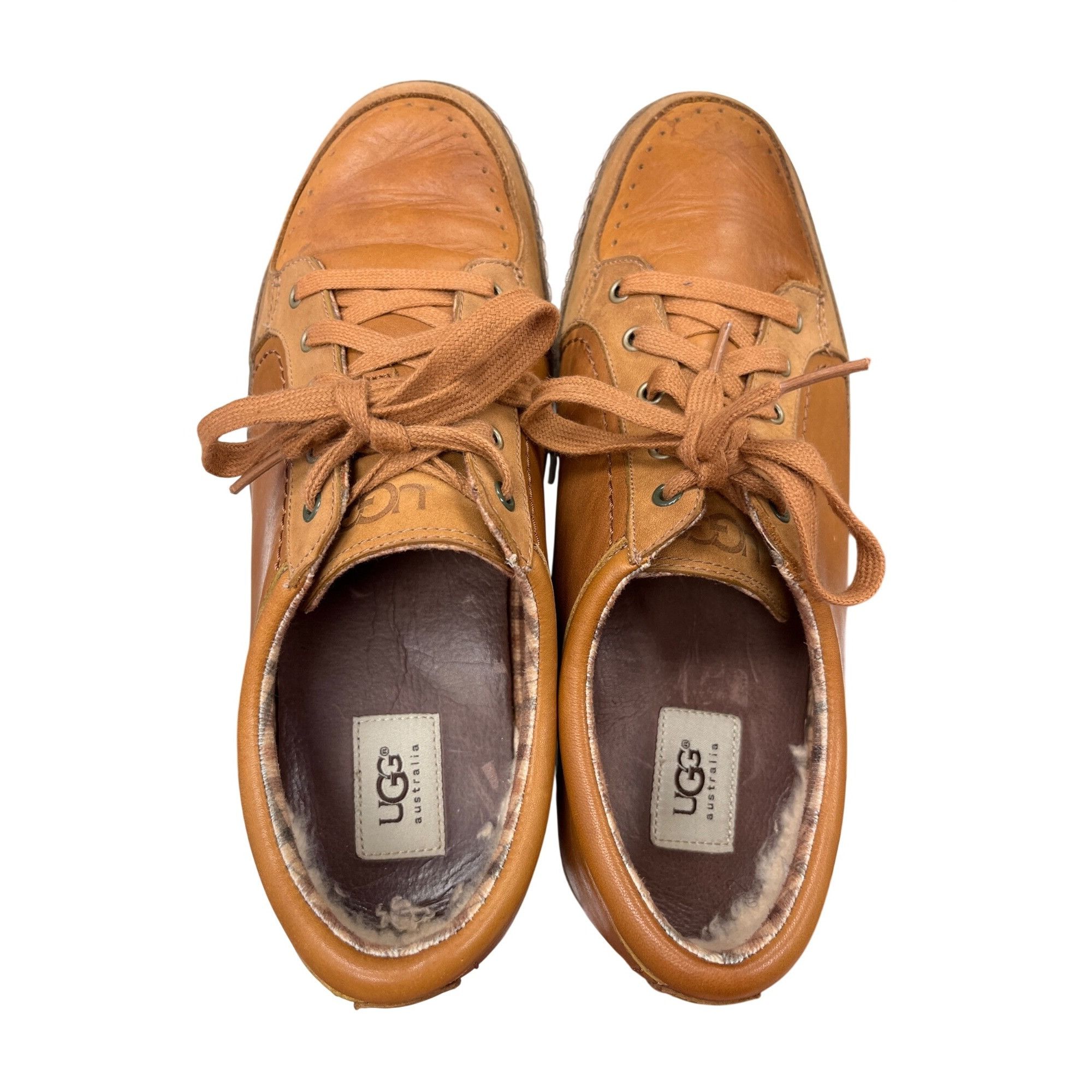 Ugg UGG Australia mens brown leather oxford sneaker hybrid shoes Size US 11 / EU 44 - 18 Thumbnail