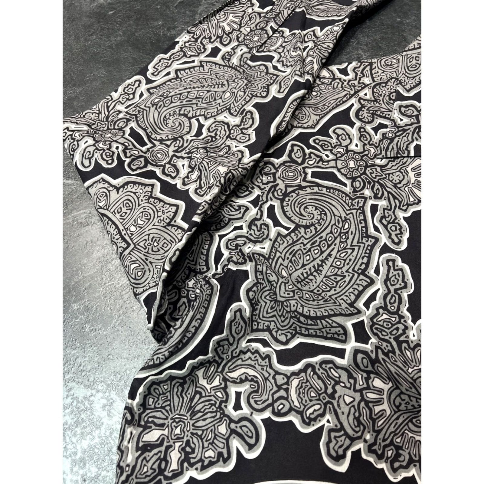 Michael Kors Michael Kors Paisley Shirt Tailored Fit 2XL 100% Cotton Button-Up Long Sleeve Khaki Multicolor Mens Size US XXL / EU 58 / 5 - 7 Thumbnail