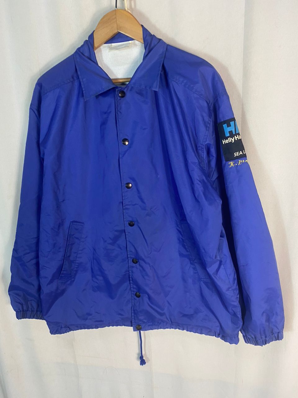 Helly Hansen × Vintage Vintage helly hansen snap button nylon jacket Size US L / EU 52-54 / 3 - 2 Thumbnail