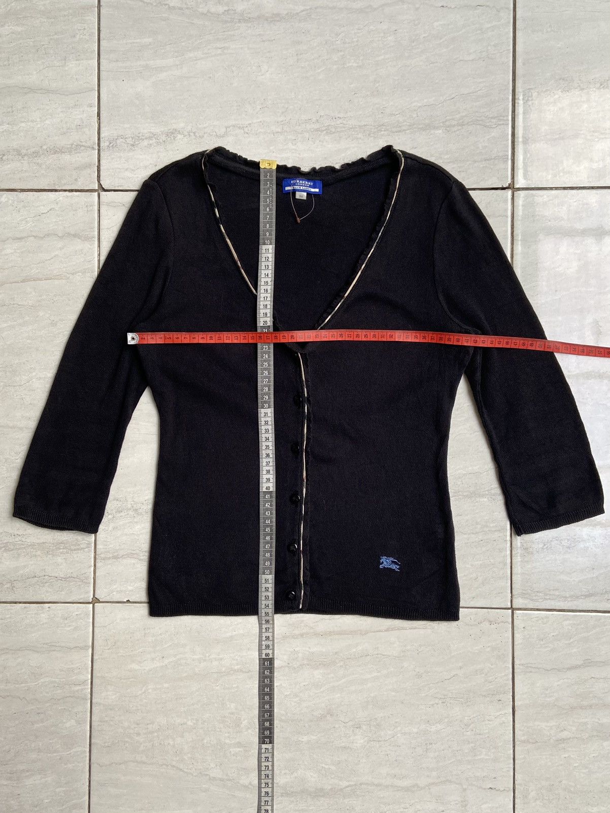 Burberry BURBERRY LONDON Black Cardigan Size US XS / EU 42 / 0 - 6 Thumbnail