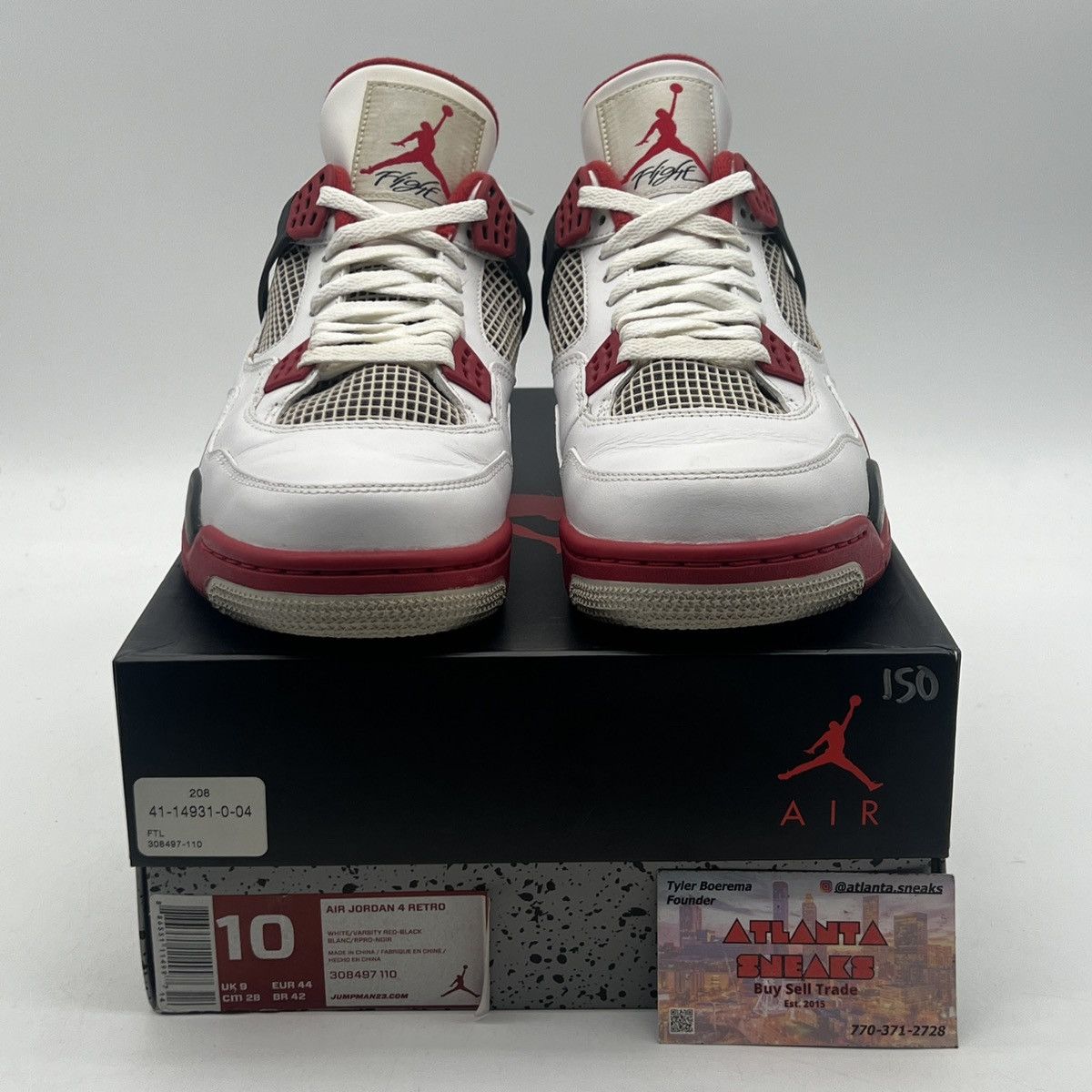 Jordan Brand Air Jordan 4 fire red Size US 10 / EU 43 - 2 Thumbnail