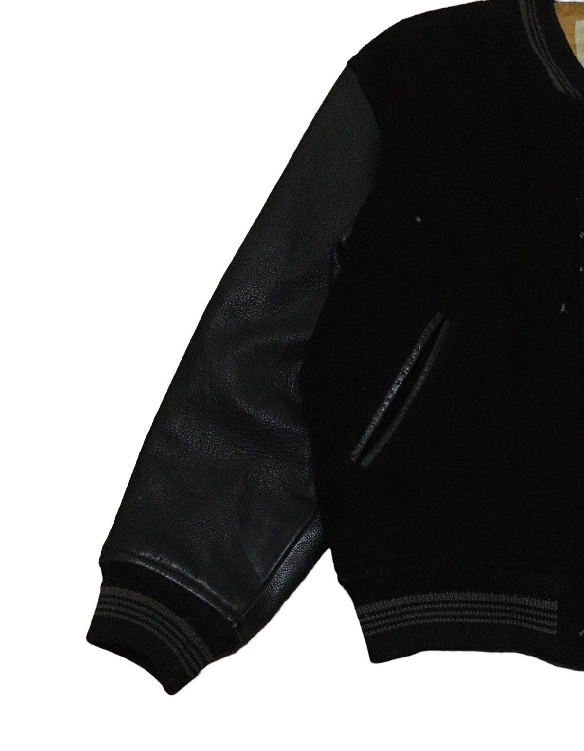 Japanese Brand × Vintage Rare Design Vintage Brand Anecdote Leather Varsity 1990s Size US M / EU 48-50 / 2 - 6 Thumbnail