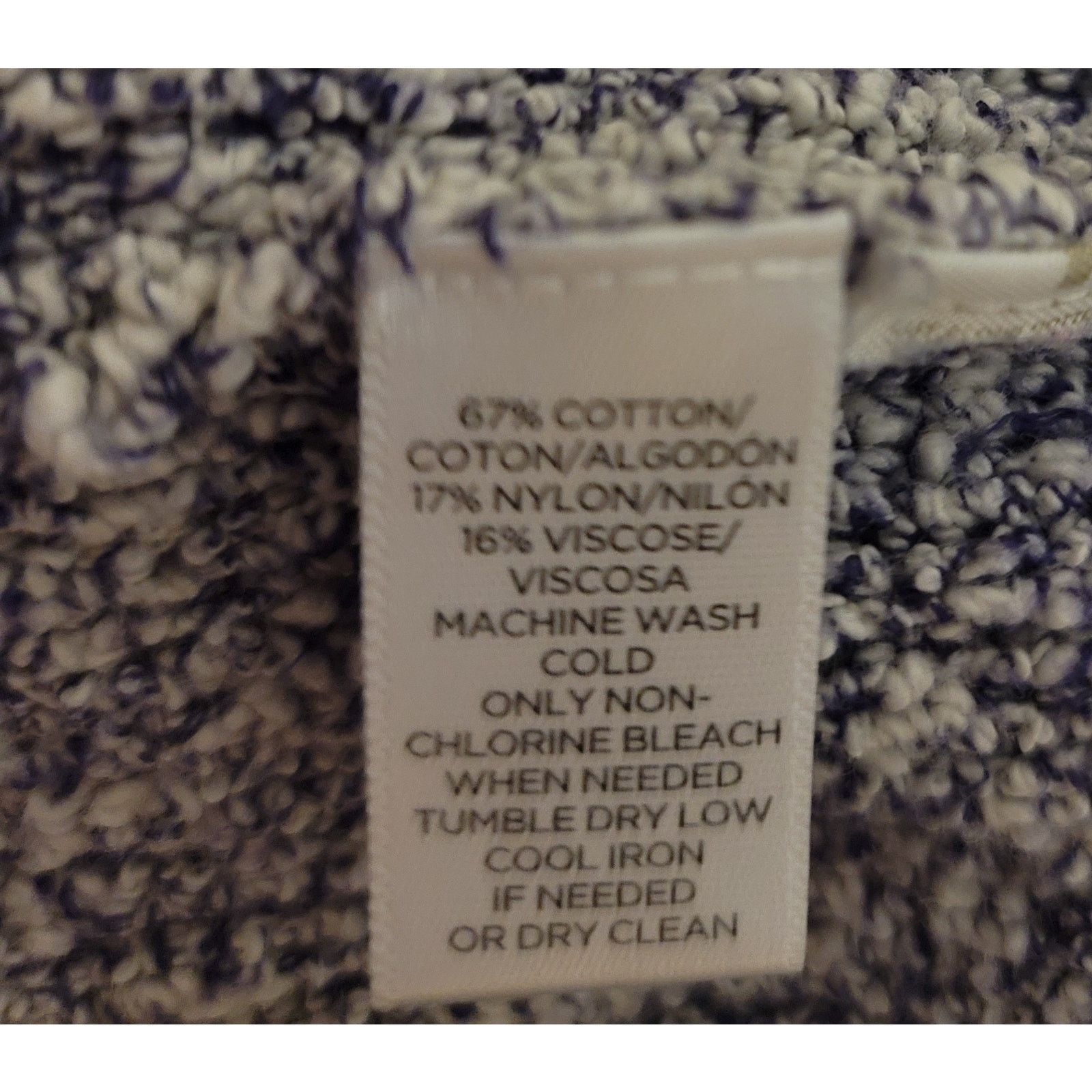 Other Loft Blue White Marled Popcorn Knit Women's Sweater XL Size XL / US 12-14 / IT 48-50 - 4 Thumbnail