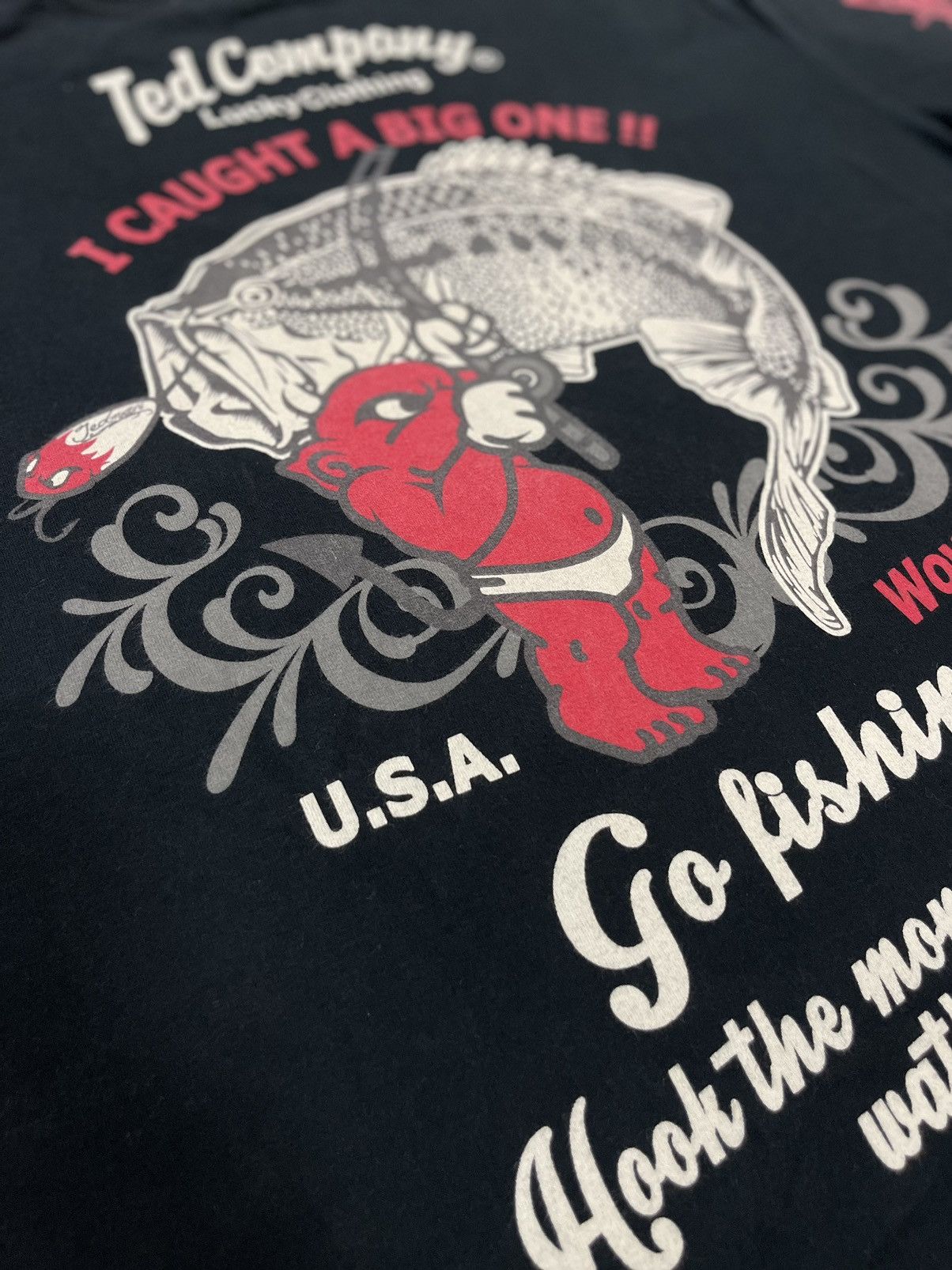 Japanese Brand × Vintage Ted Company Lucky Red Devil Sukajan Big Logo Vintage Tee Size US L / EU 52-54 / 3 - 3 Thumbnail