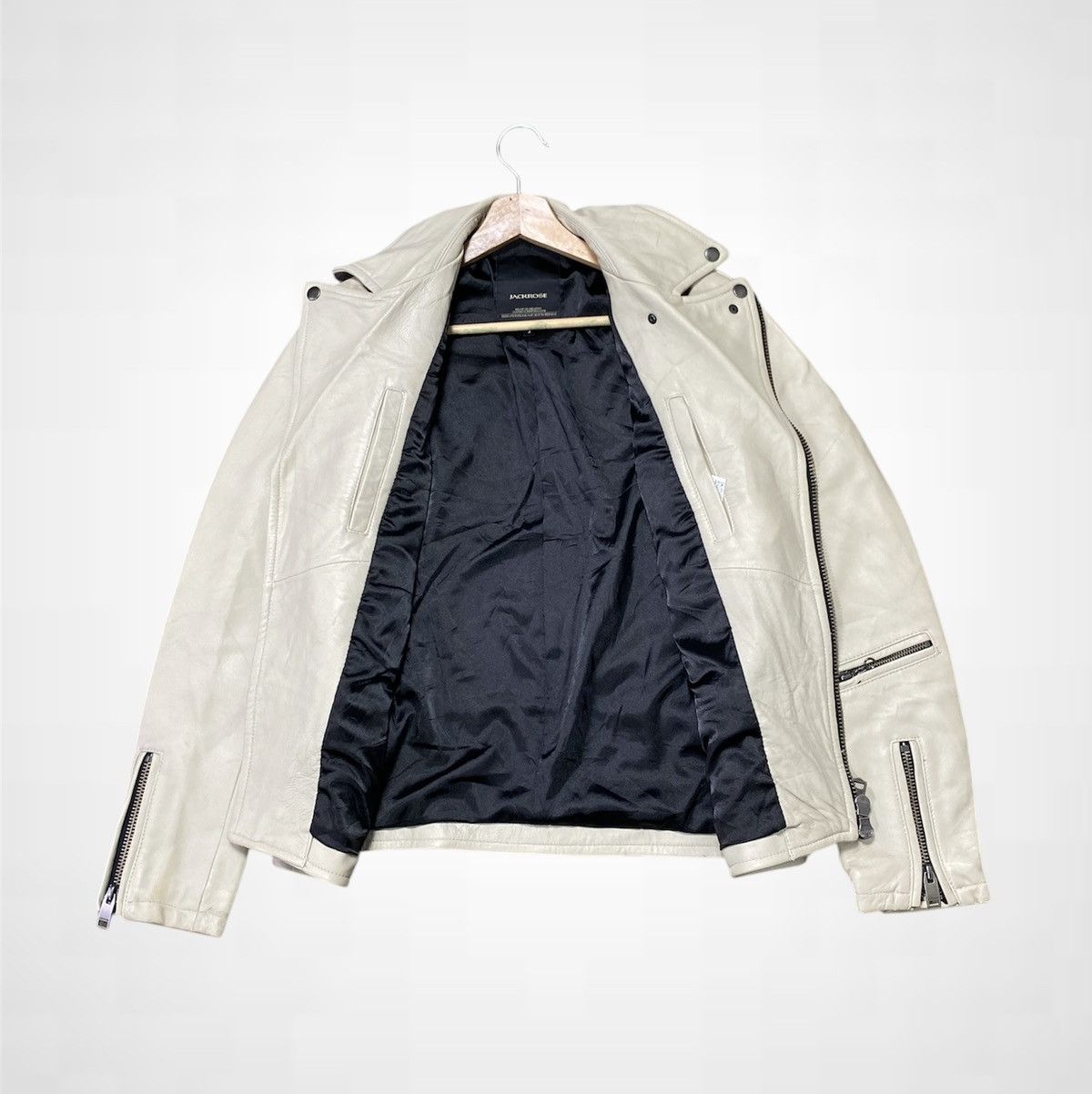 JACKROSE Rare Jack Rose Double Collar Leather Jacket Size US M / EU 48-50 / 2 - 3 Thumbnail