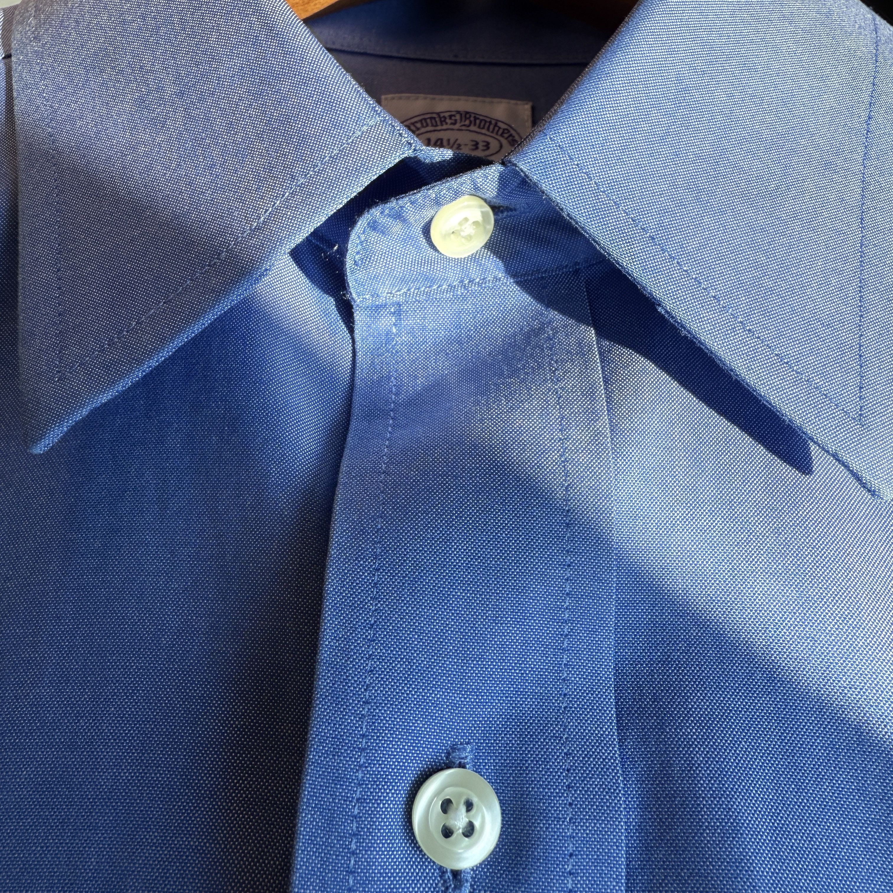 Brooks Brothers Brooks Brothers Non-Iron Supima Dress Shirt | 14.5 x 33 Size US M / EU 48-50 / 2 - 6 Thumbnail