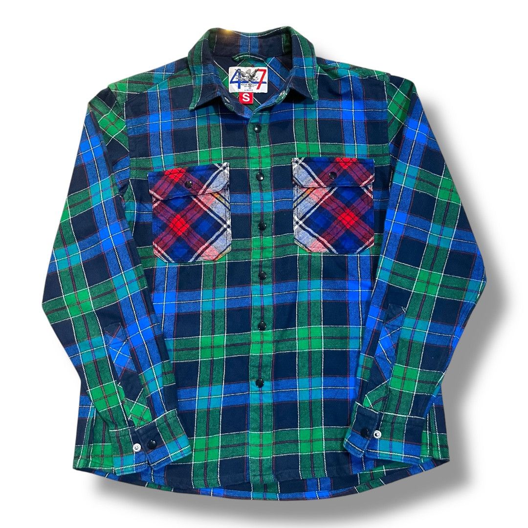 Edifice Japan × Issey Miyake × Japanese Brand Edifice long sleeve flannel shirt Size US S / EU 44-46 / 1 - 1 Thumbnail