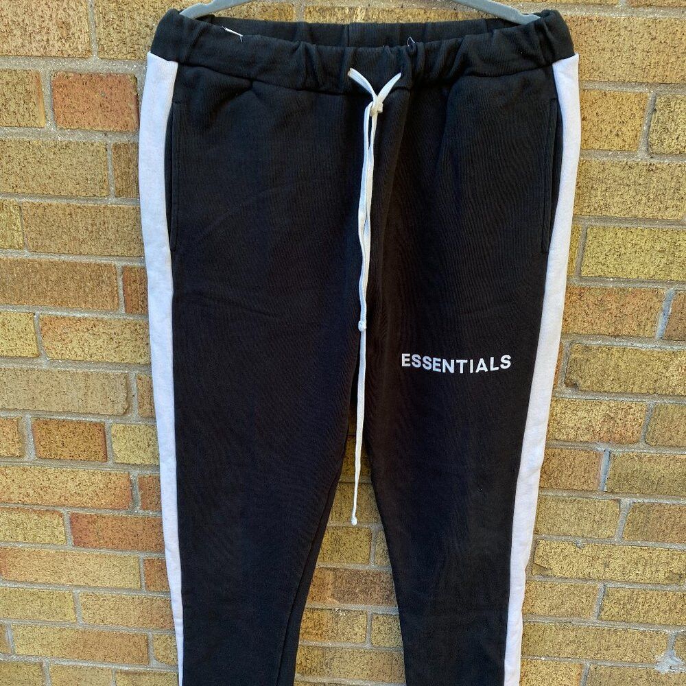 Fear of God Essentials Fear of God Side Stripe Sweatpants Joggers Small Size US 32 / EU 48 - 3 Thumbnail