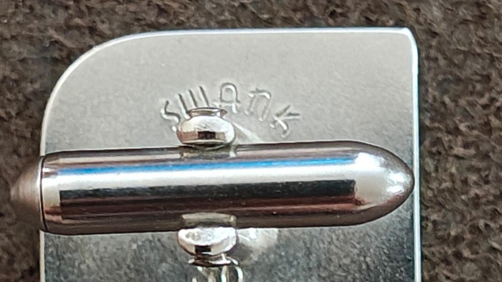 Other 1960s Silver Tone Art Deco Style Tie Bar Clip Cufflinks Set Size ONE SIZE - 8 Thumbnail