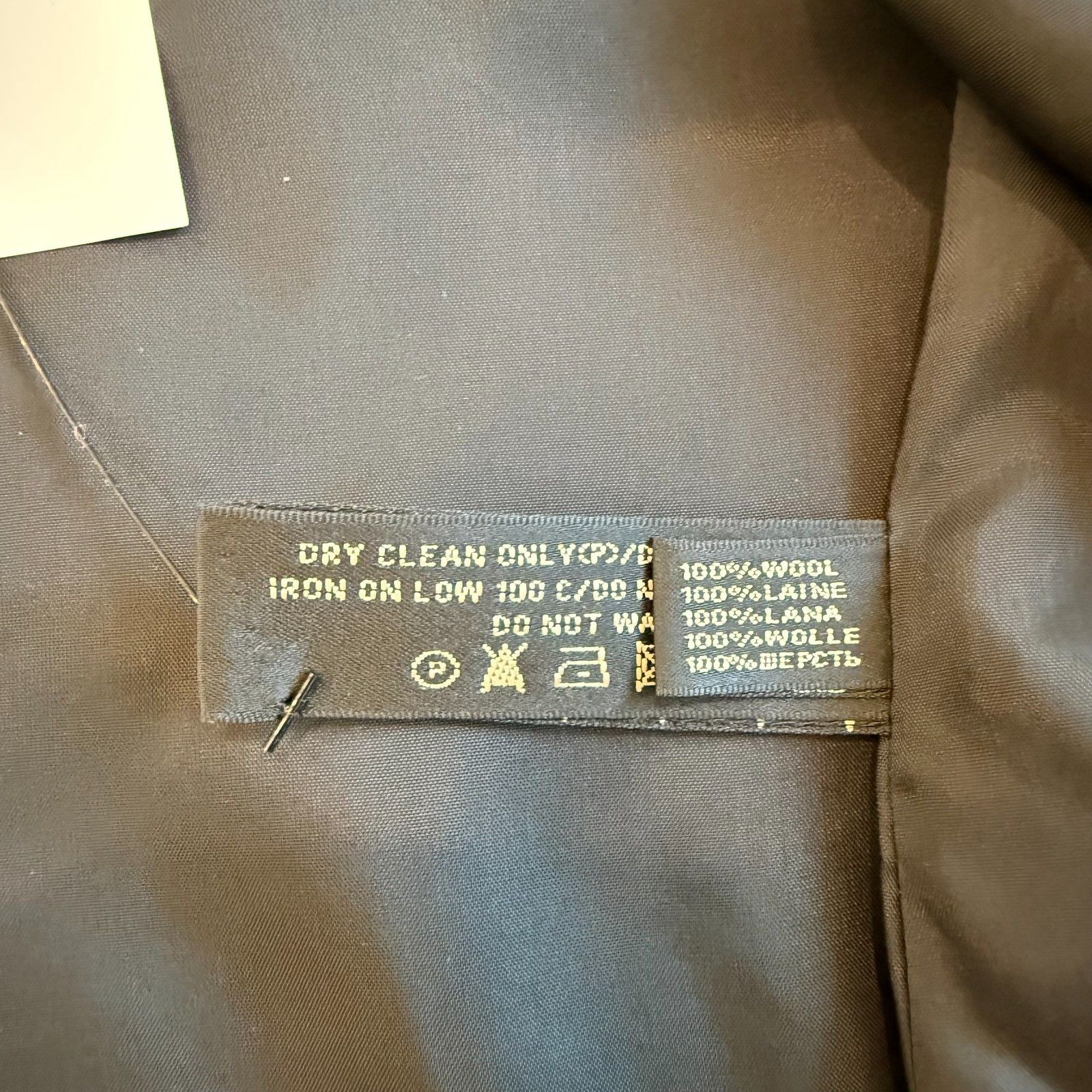Ralph Lauren Black Label Ralph Lauren Black Label Wool Magnetic Collarless Overcoat Size M / US 6-8 / IT 42-44 - 8 Thumbnail
