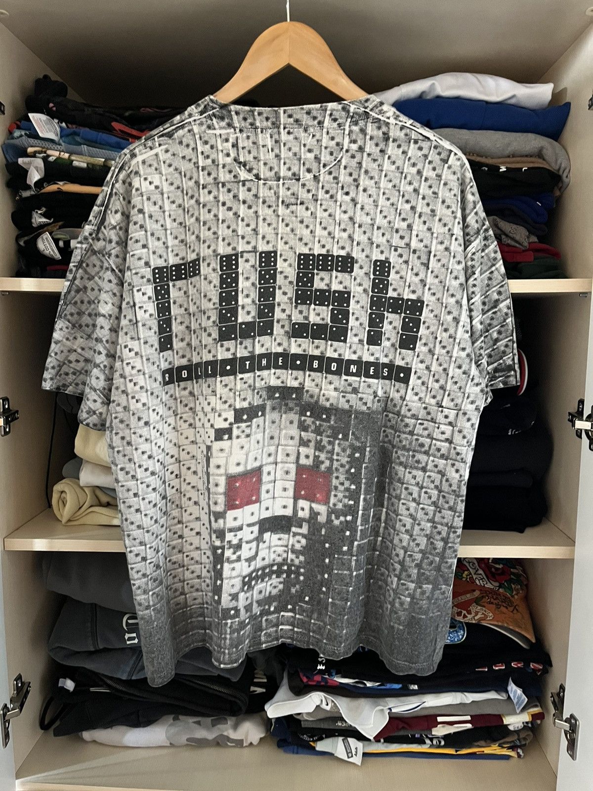 Band Tees Vintage 1991 Rush Roll The Bones Aop Brockum Tee Size US XL / EU 56 / 4 - 7 Thumbnail