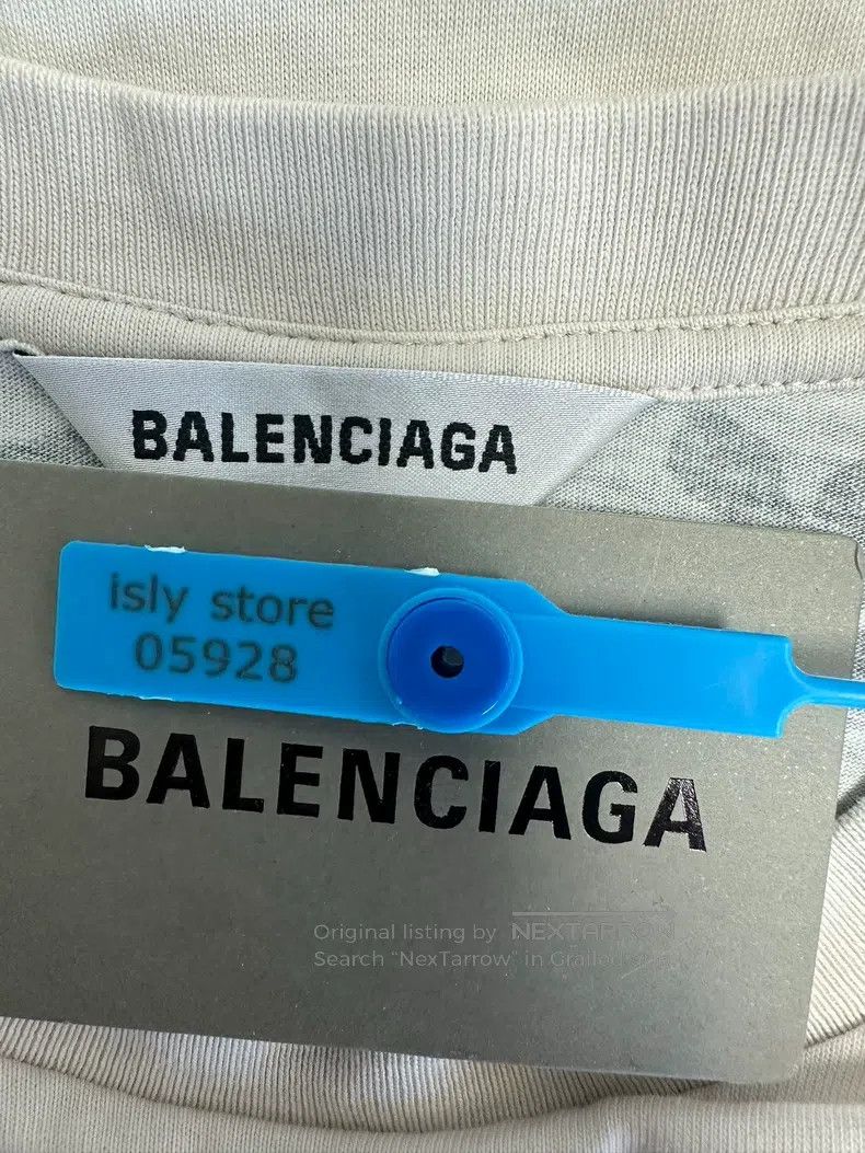 Balenciaga Balenciaga Vintage plain double-layer short-sleeve T-shirt Size XS / US 0-2 / IT 36-38 - 4 Thumbnail