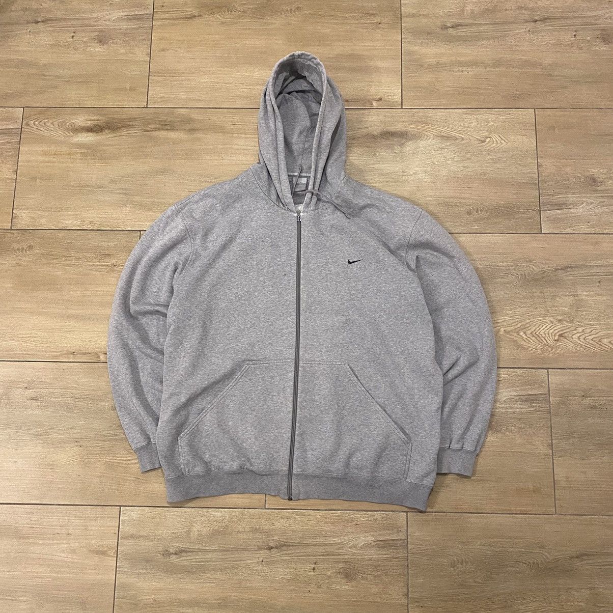Other Crazy Vintage Nike 00s Small Logo Swoosh Oversized Hoodie Size US XXL / EU 58 / 5 - 2 Thumbnail