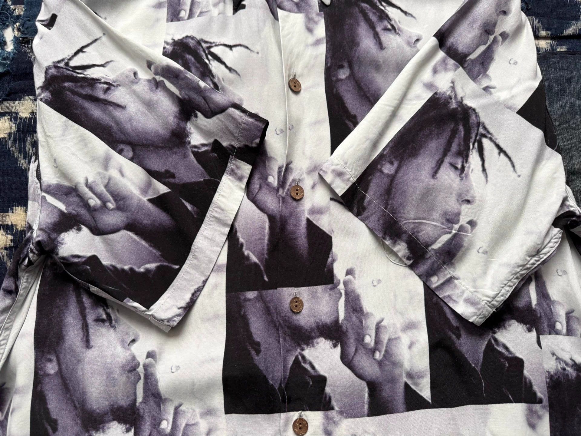 Wacko Maria Wacko Maria x 2Pac Hawaiian Shirt L Orange SS23 Size US L / EU 52-54 / 3 - 7 Thumbnail