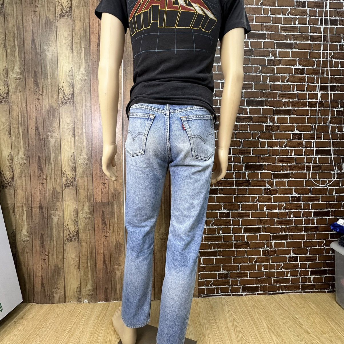 Levi's Vintage Levis 606 Faded Washed Distressed Denim 30x29 D564 Size US 30 / EU 46 - 23 Thumbnail