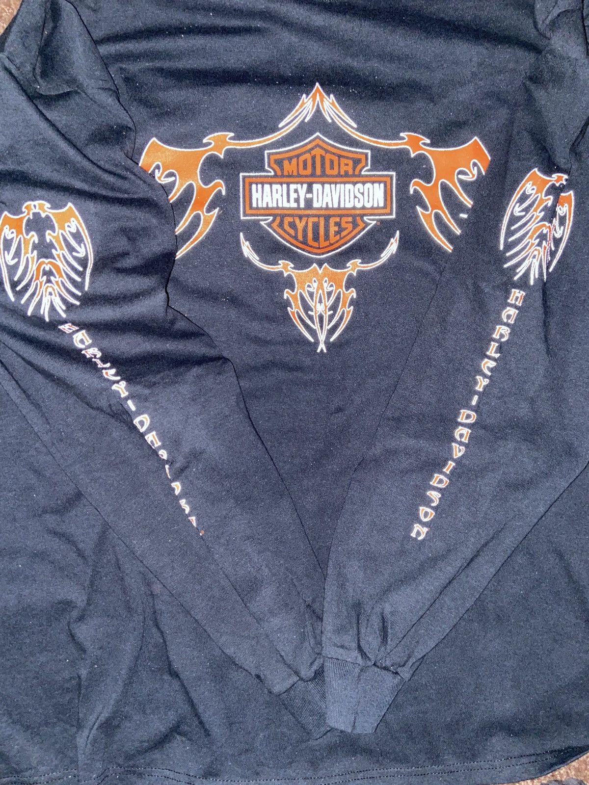 Harley Davidson × Other × Vintage Vintage Baggy Harley Davidson Longsleeve shirt Size US XXL / EU 58 / 5 - 2 Thumbnail