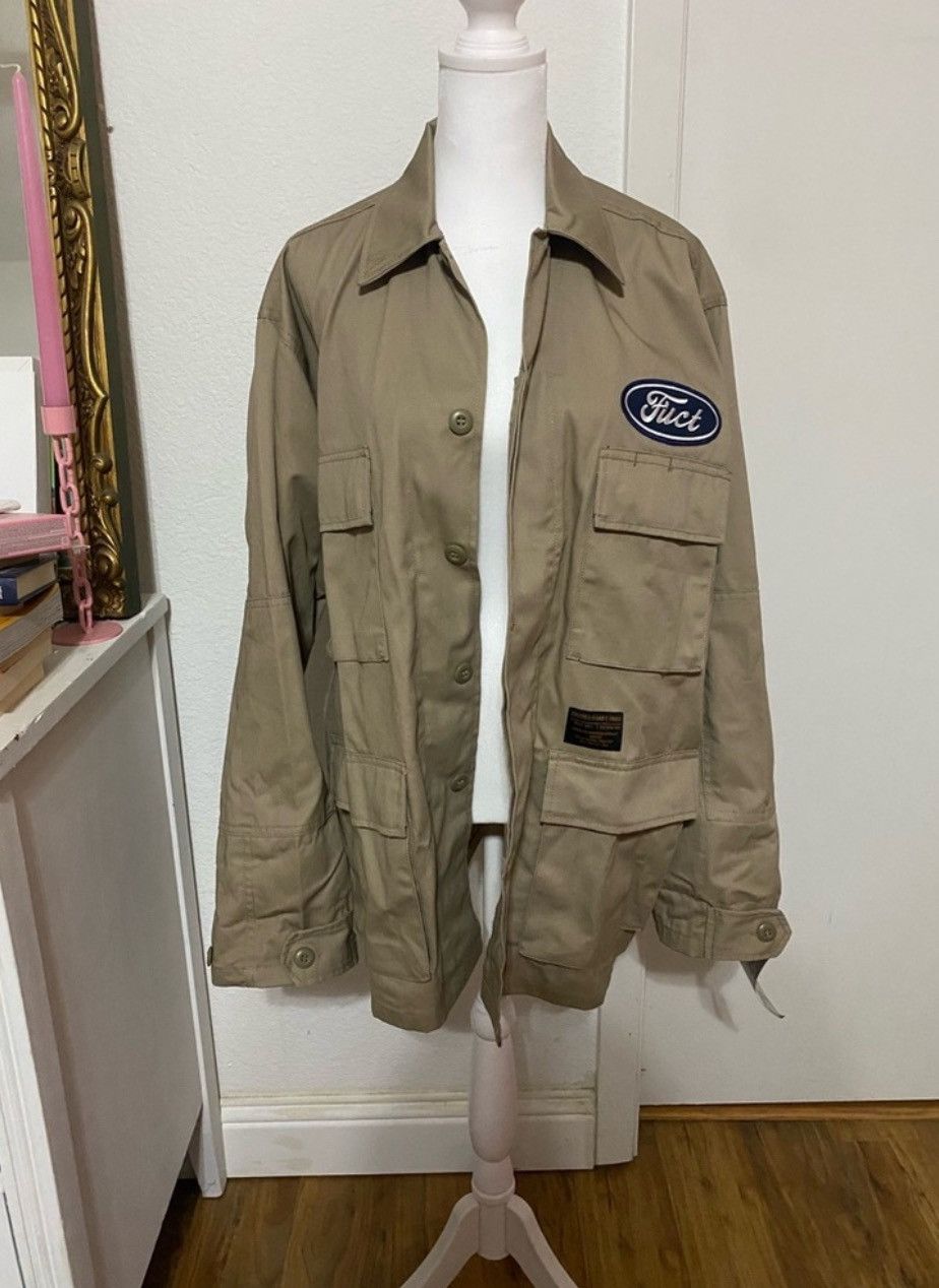 image of Fuct Bdu Lightweight Jacket Tan, Men's (Size Medium)
