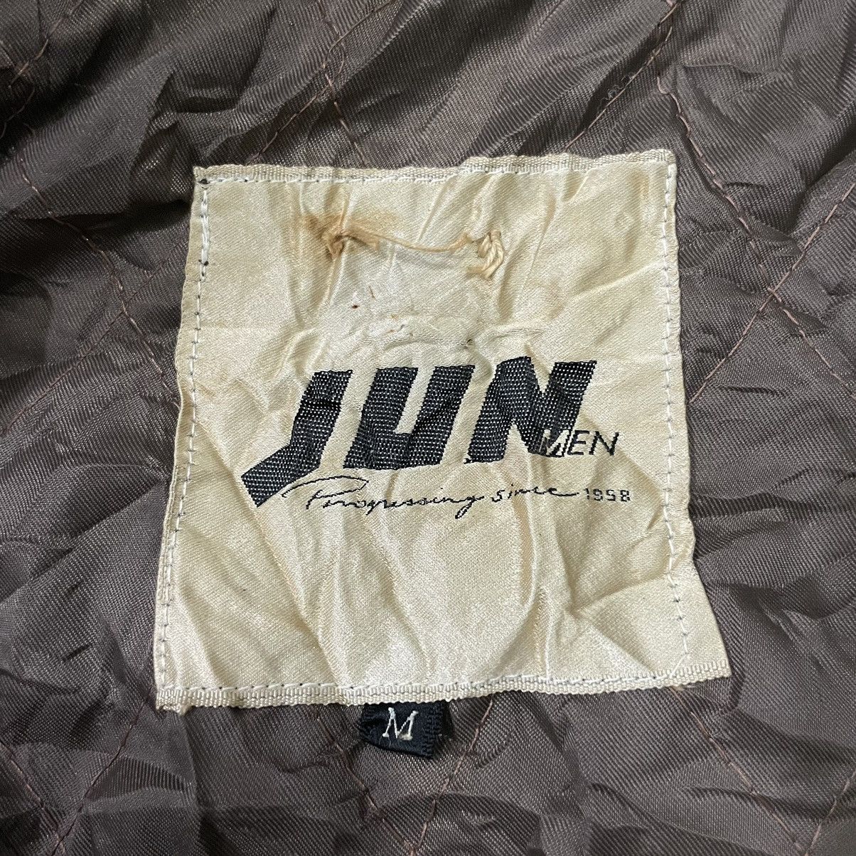 Leather Vintage Jun Men Suede Pigskin Leather Bomber Jacket Size US M / EU 48-50 / 2 - 17 Thumbnail