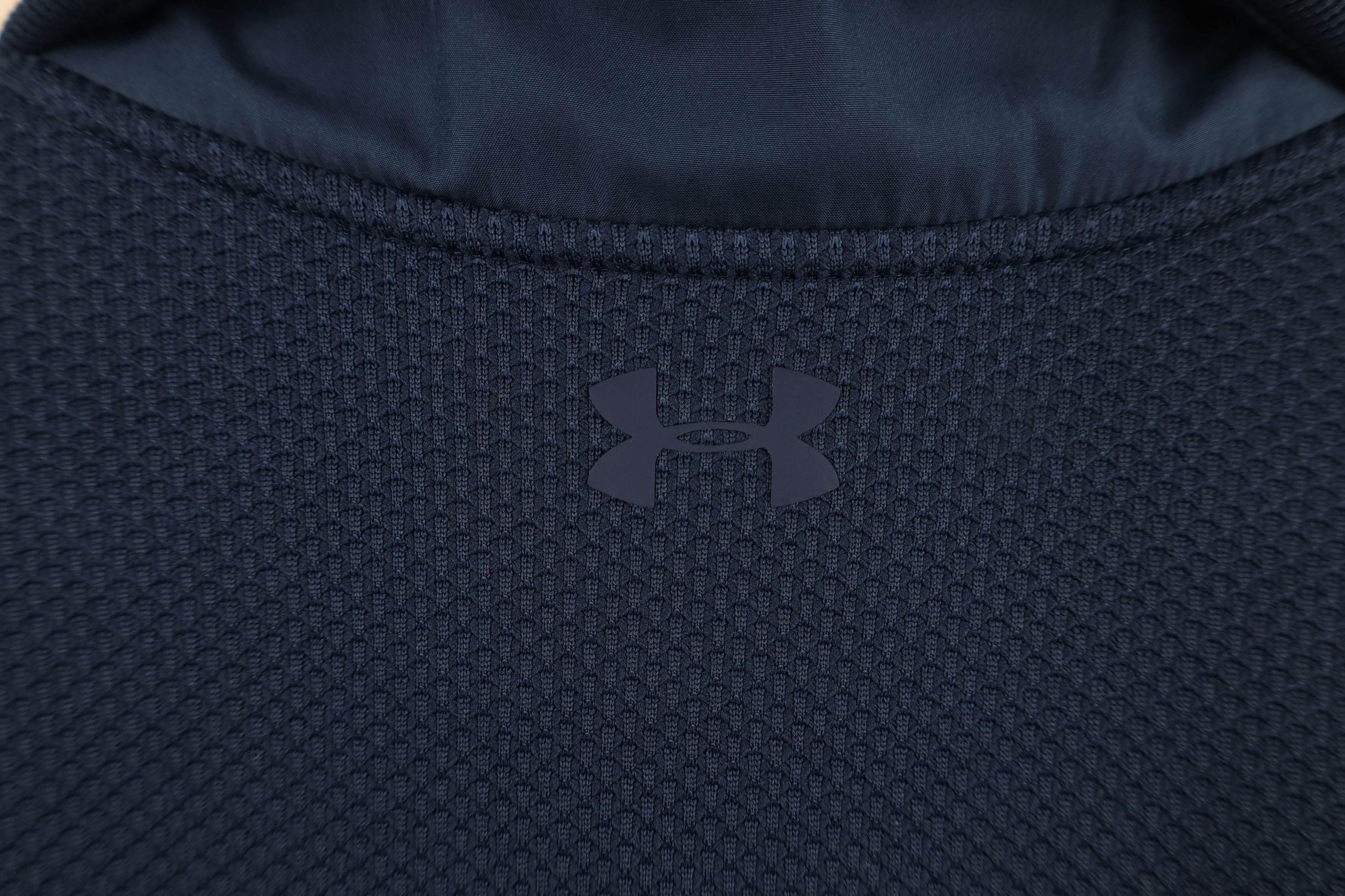 Under Armour × Vintage Under Armour ColdGear Thermal Knit Pullover Top Jacket Blue Size US M / EU 48-50 / 2 - 12 Thumbnail