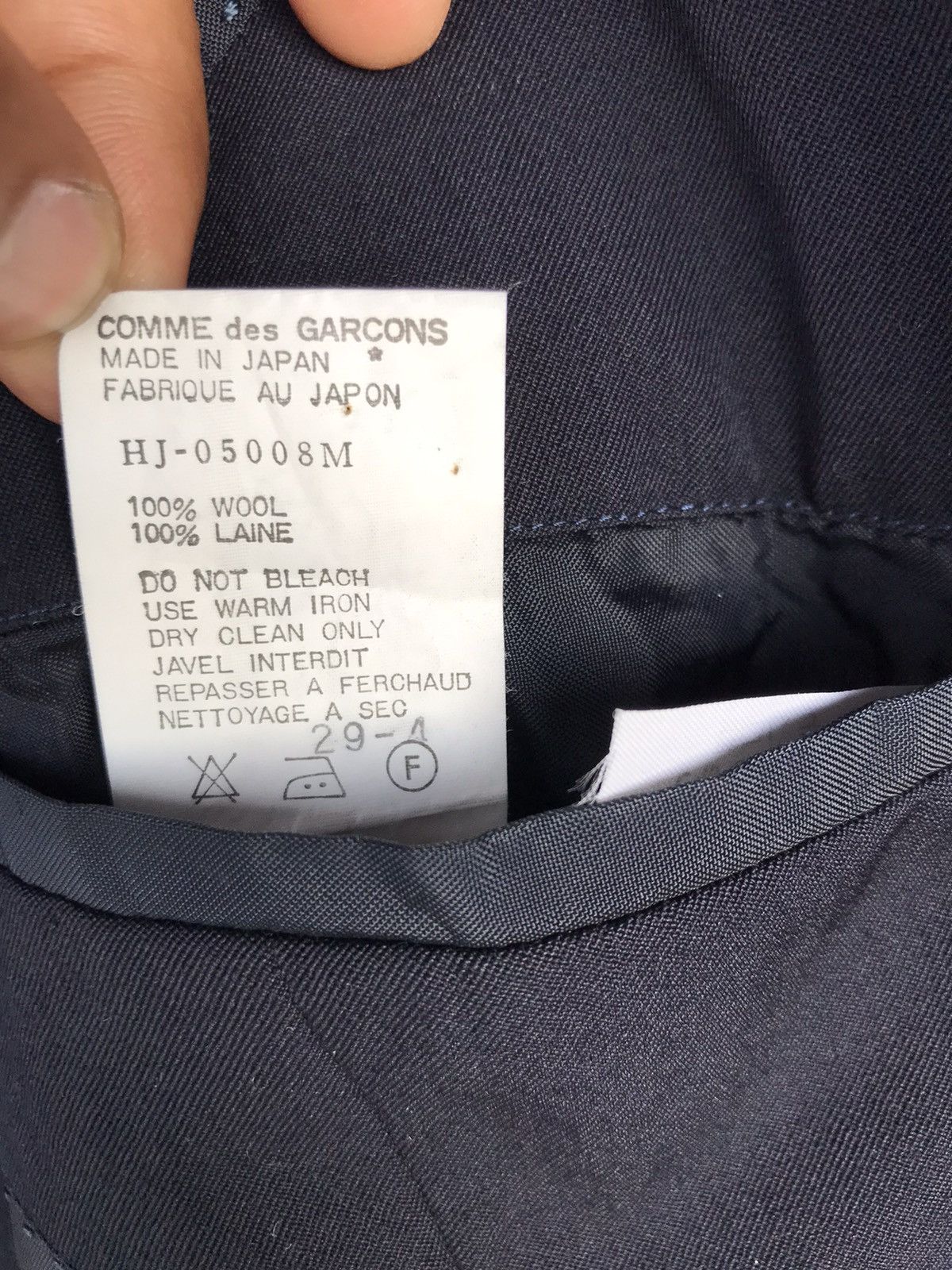 Comme des Garcons AD1980 VINTAGE COMME DES GARCONS HOMME SUIT JACKET Size US M / EU 48-50 / 2 - 4 Thumbnail