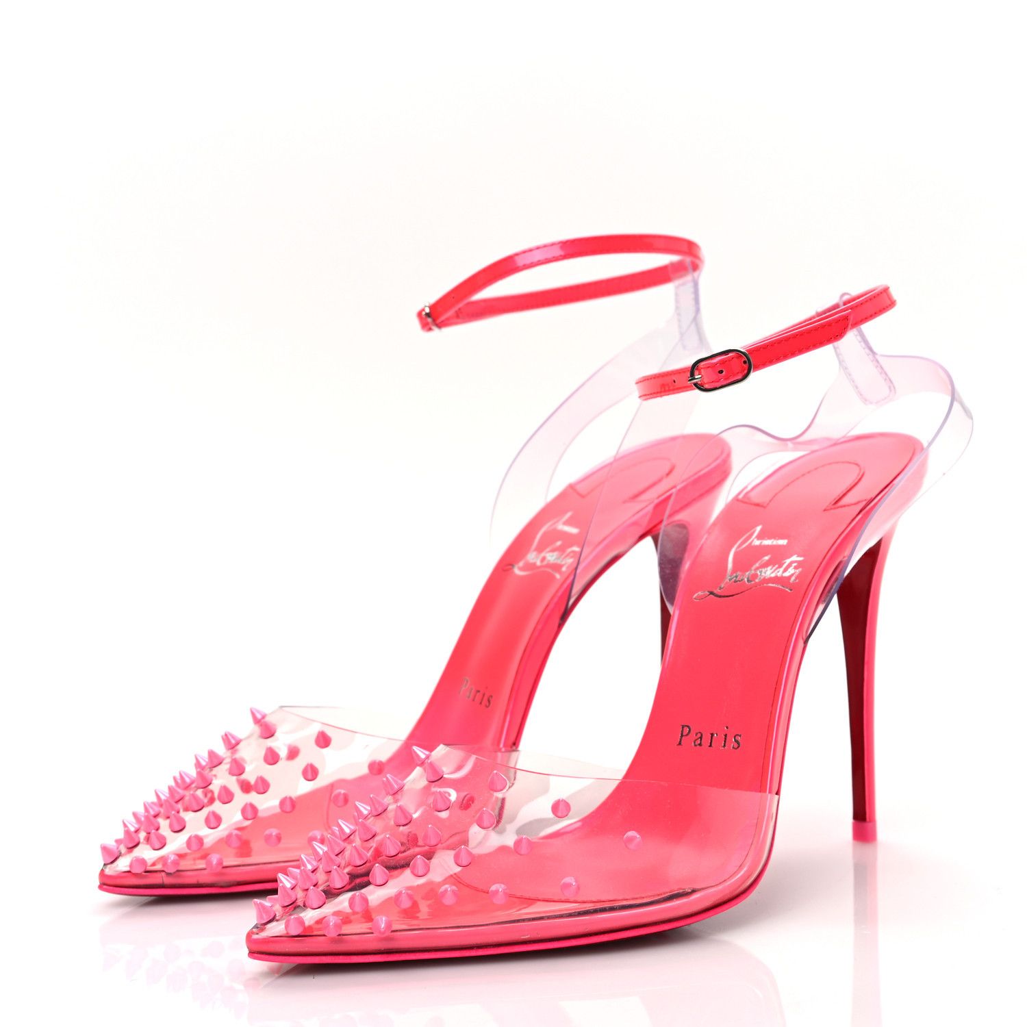 Christian Louboutin o1s1wg110924 Spikoo Pumps in Pink Size US 6 / IT 36 - 2 Thumbnail