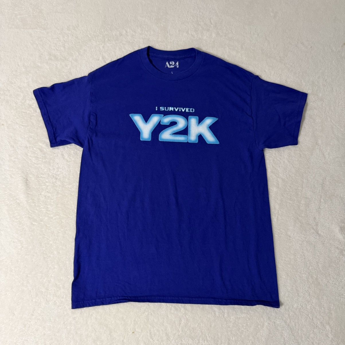 A24 A24 "I Survived Y2K" promotional t-shirt Size US L / EU 52-54 / 3 - 1 Thumbnail