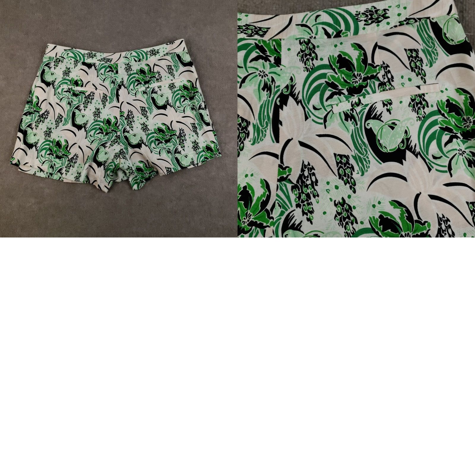Veronica Beard VERONICA BEARD Skort Women Size 8 Green Pink Pleated Silk Spandex Floral Lightweight Stretch Size 30" / US 8 / IT 44 - 10 Thumbnail