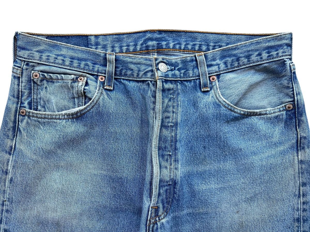 Levi's Vintage 90s Levi’s 501 Denim Jeans 35x31 Size US 35 - 7 Thumbnail
