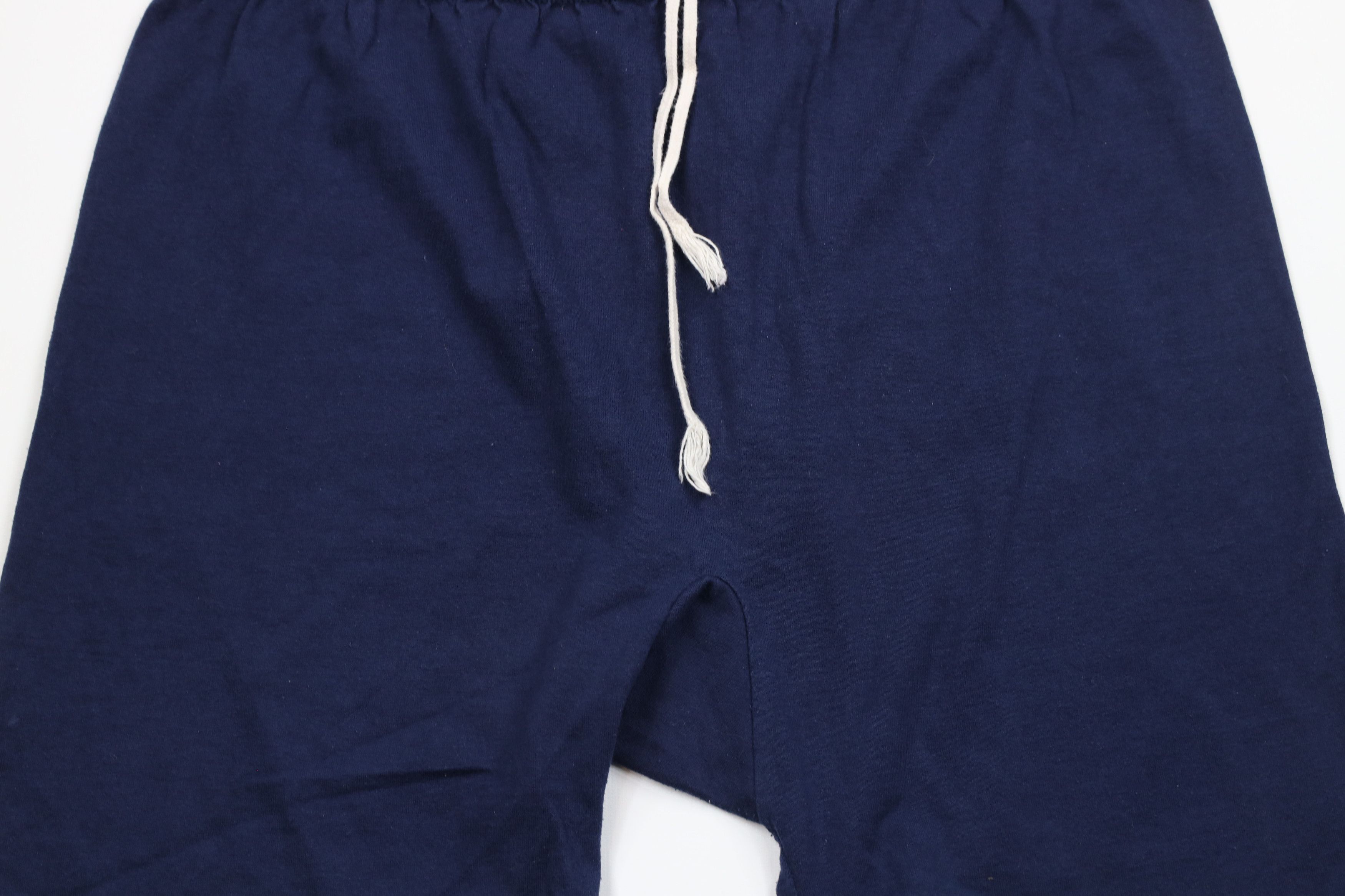 Russell Athletic × Vintage Vintage 90s Russell Athletic Above Knee Shorts Navy Blue USA Size US 36 / EU 52 - 3 Thumbnail