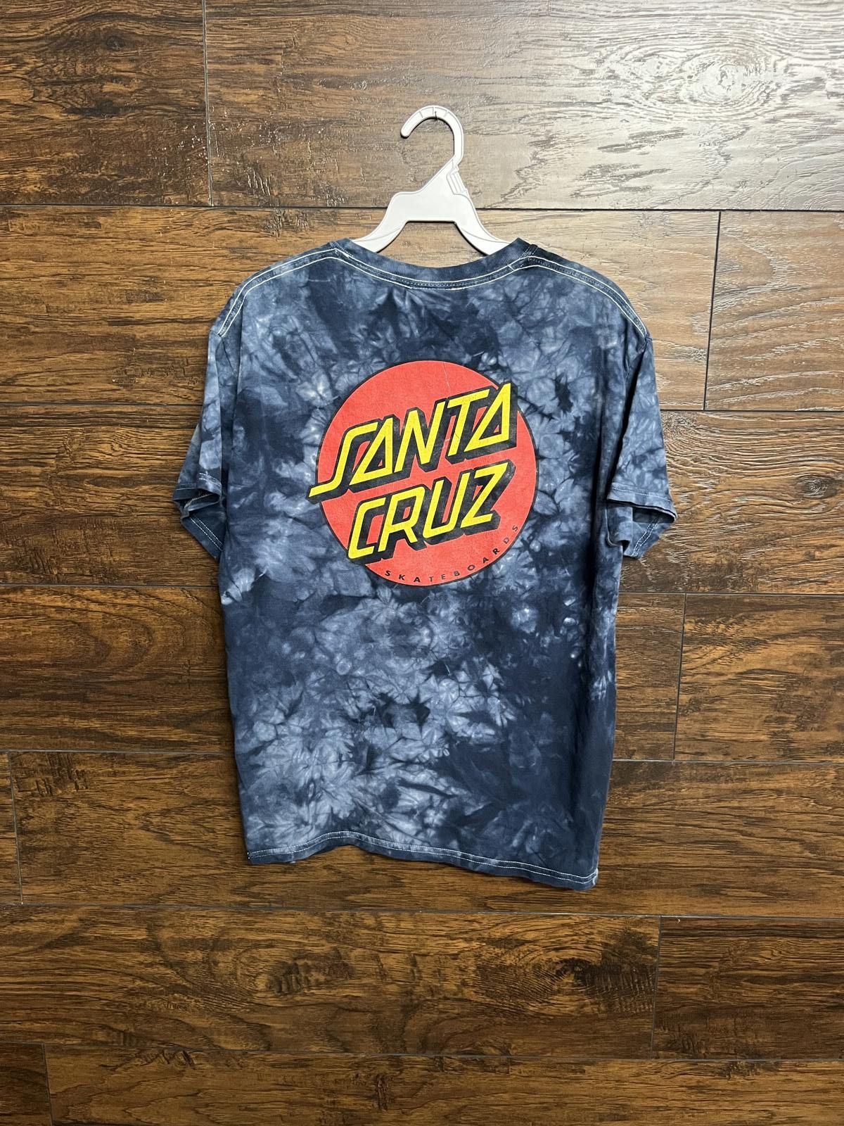 Santa Cruz Skateboards Faded Santa Cruz Dot Tie Dye T-shirt - Skate Tee -M Size US M / EU 48-50 / 2 - 1 Thumbnail