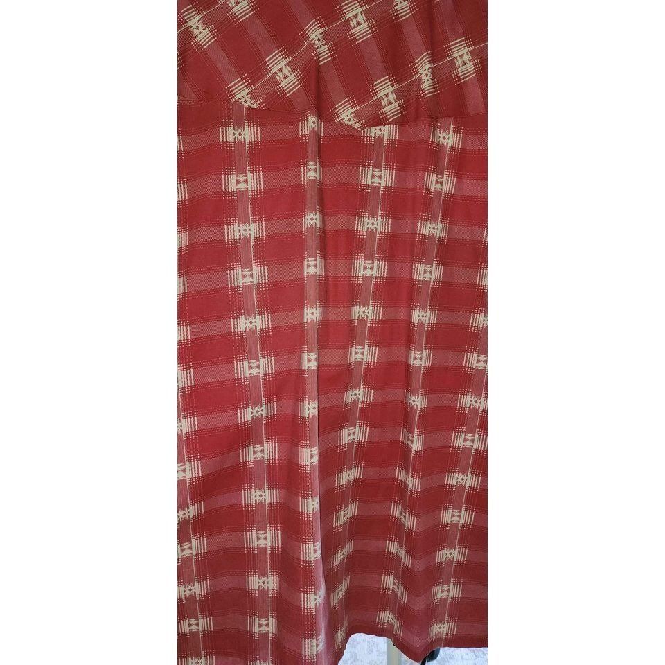 Vintage 2XL Vintage Outlaw Western Red Plaid Snap-Front Long Sleeve Size US XXL / EU 58 / 5 - 8 Thumbnail