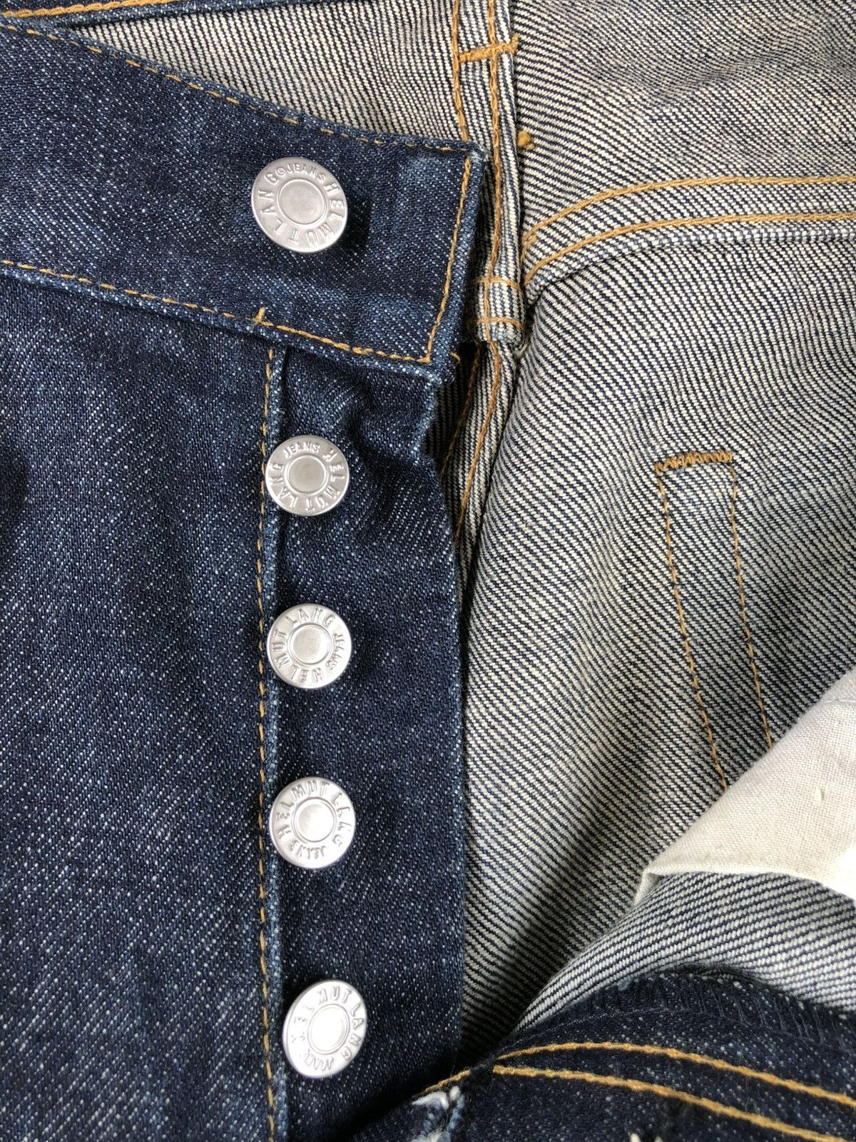 Helmut Lang Helmut Lang Classic Raw Denim Distressed Jeans Size US 31 - 19 Thumbnail
