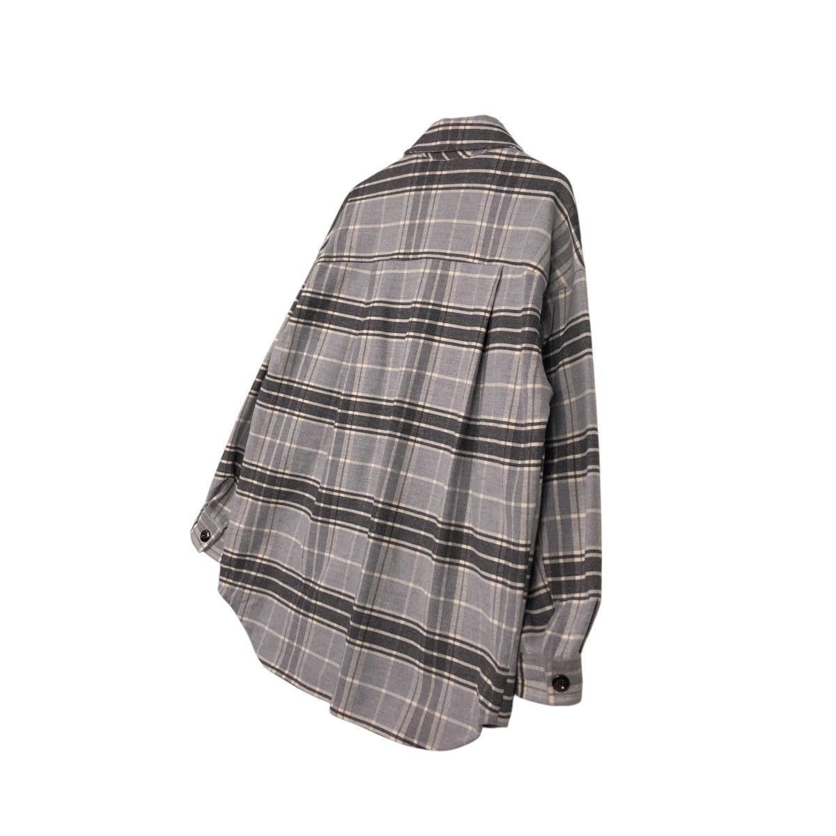 Japanese Brand × Vintage 📌Vintage Wool Button Jacket GU Japan Tartan Issey Miyake Size US L / EU 52-54 / 3 - 11 Thumbnail