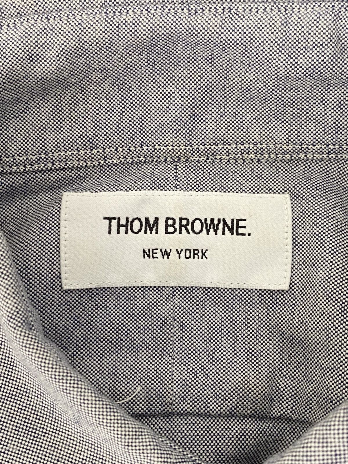 Thom Browne Thom Browne New York Light Blue Oxford Classic Shirt Size US M / EU 48-50 / 2 - 2 Thumbnail
