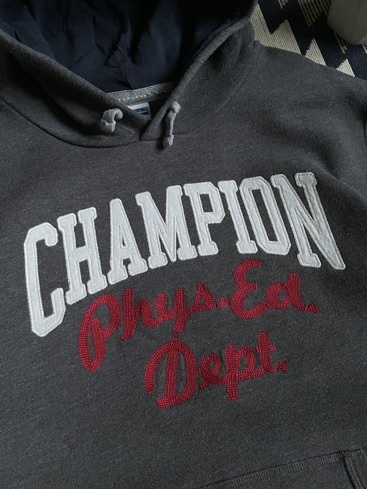 Champion × Vintage Vintage Champion Big Logo Hoodie Size US XL / EU 56 / 4 - 6 Thumbnail