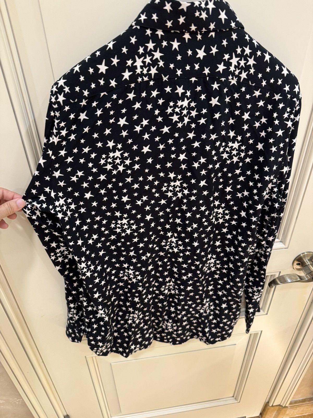 Saint Laurent Paris star print shirt size39 Size US M / EU 48-50 / 2 - 12 Thumbnail