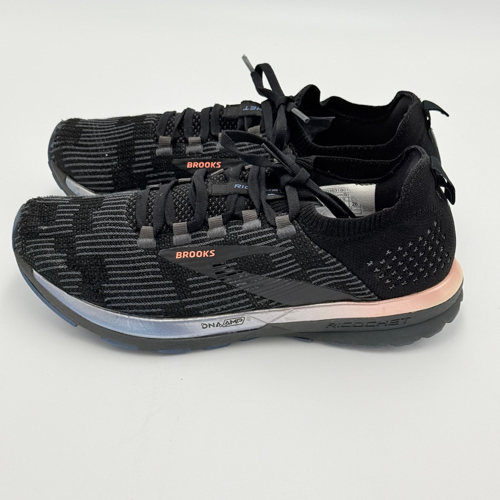 Brooks Brooks Ricochet 2 LE Black Rose Gold Running Shoes Size US 9 / IT 39 - 1 Thumbnail