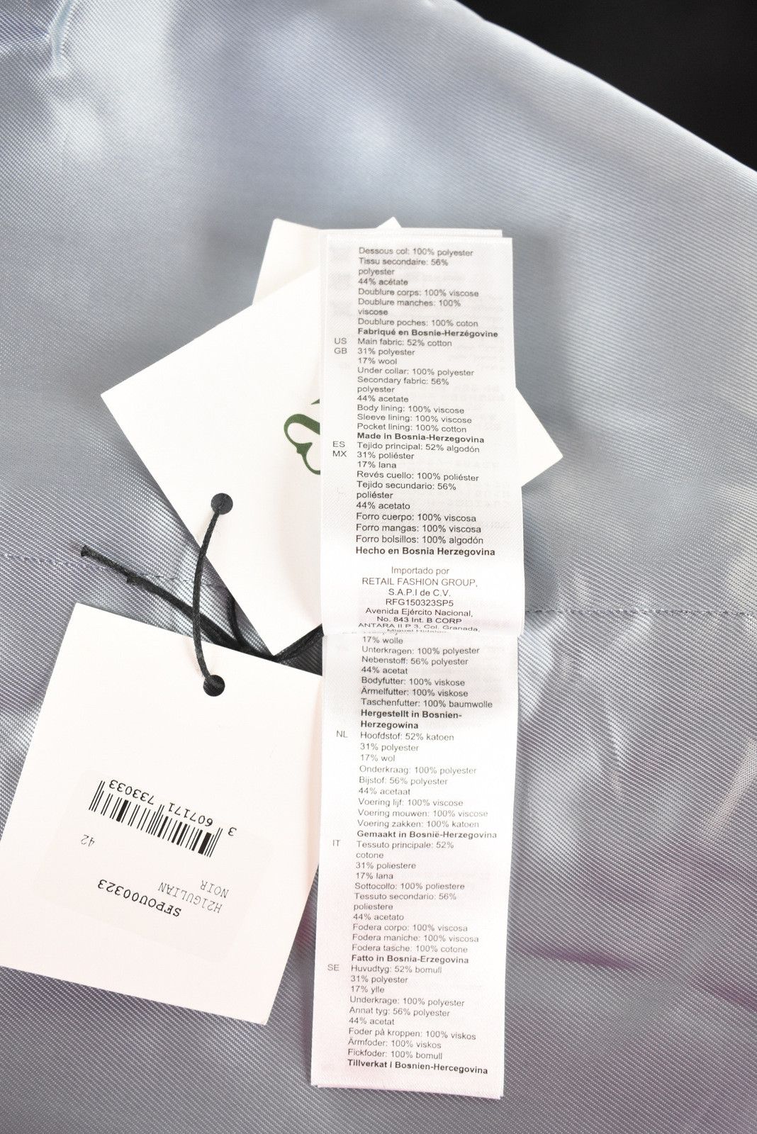 Sandro SANDRO For The Future Gulian Coat Womens (EU) 42 Wool Blend Size XL / US 12-14 / IT 48-50 - 8 Thumbnail