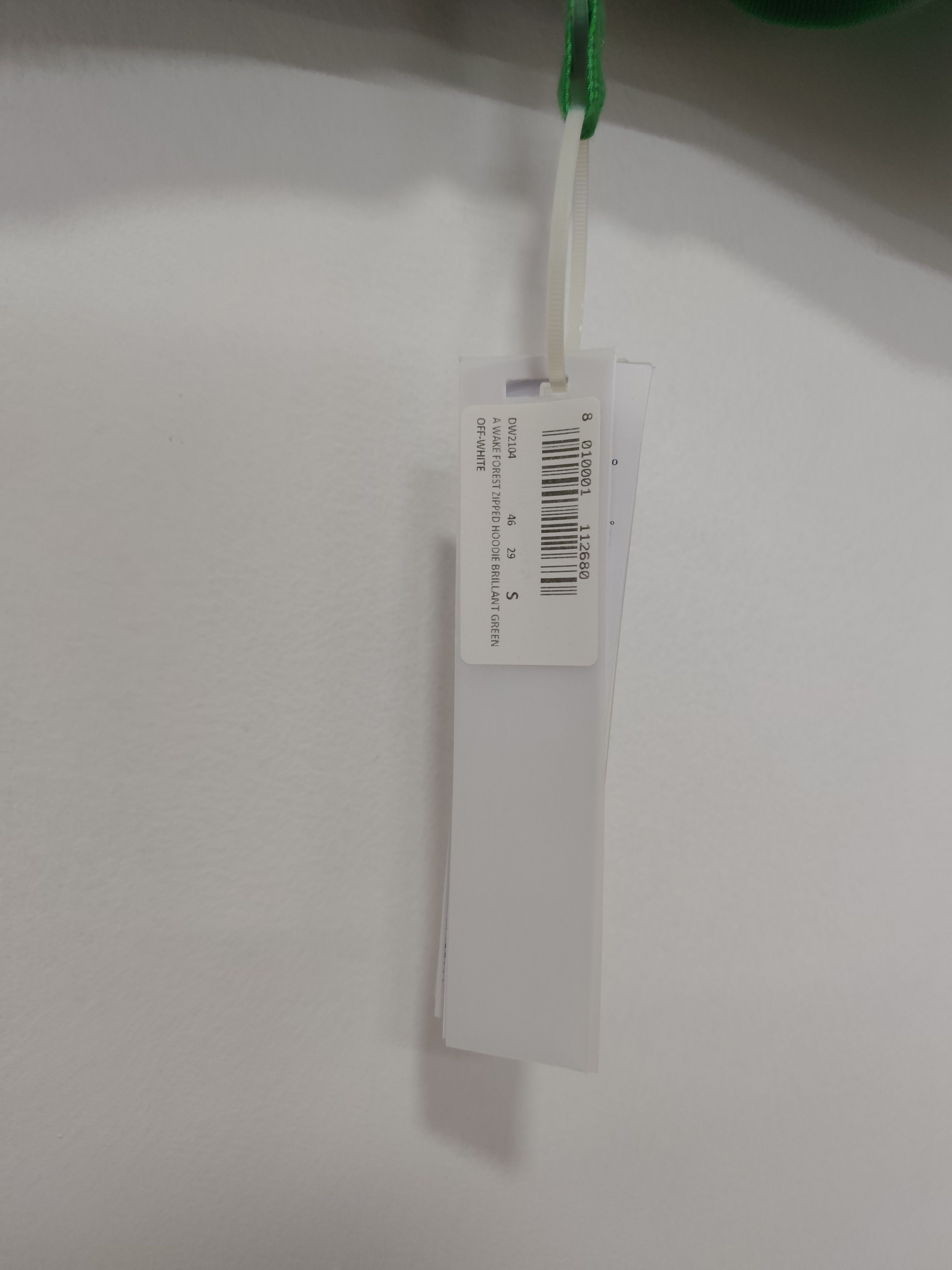 Off-White Off-White "Off Zip Hoodie" Size US S / EU 44-46 / 1 - 9 Thumbnail