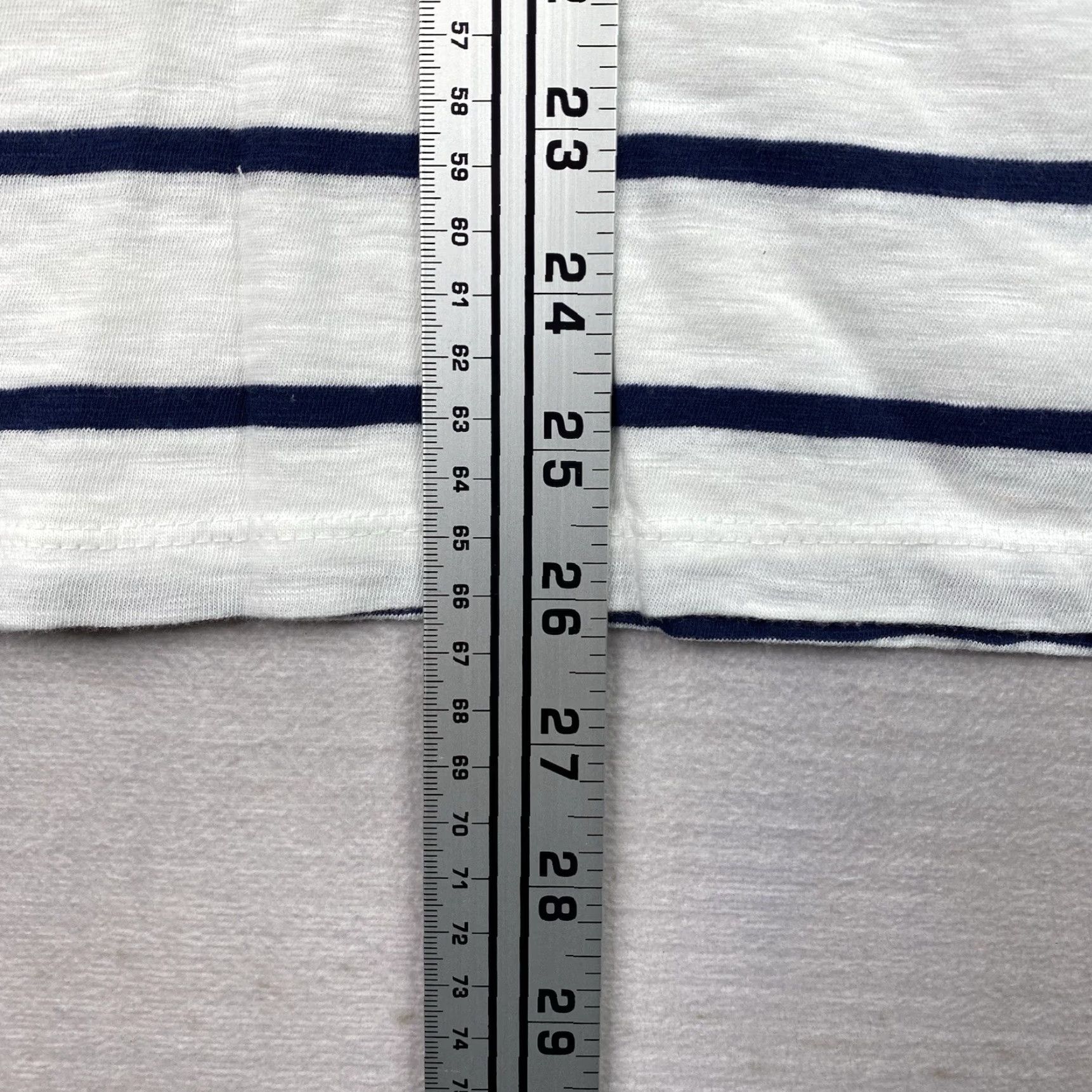 Charter Club Charter Club Shirt Womens 1X Blue Stripe Eyelet Knit Beach Casual Practical Style Mens? Size XL / US 12-14 / IT 48-50 - 7 Thumbnail