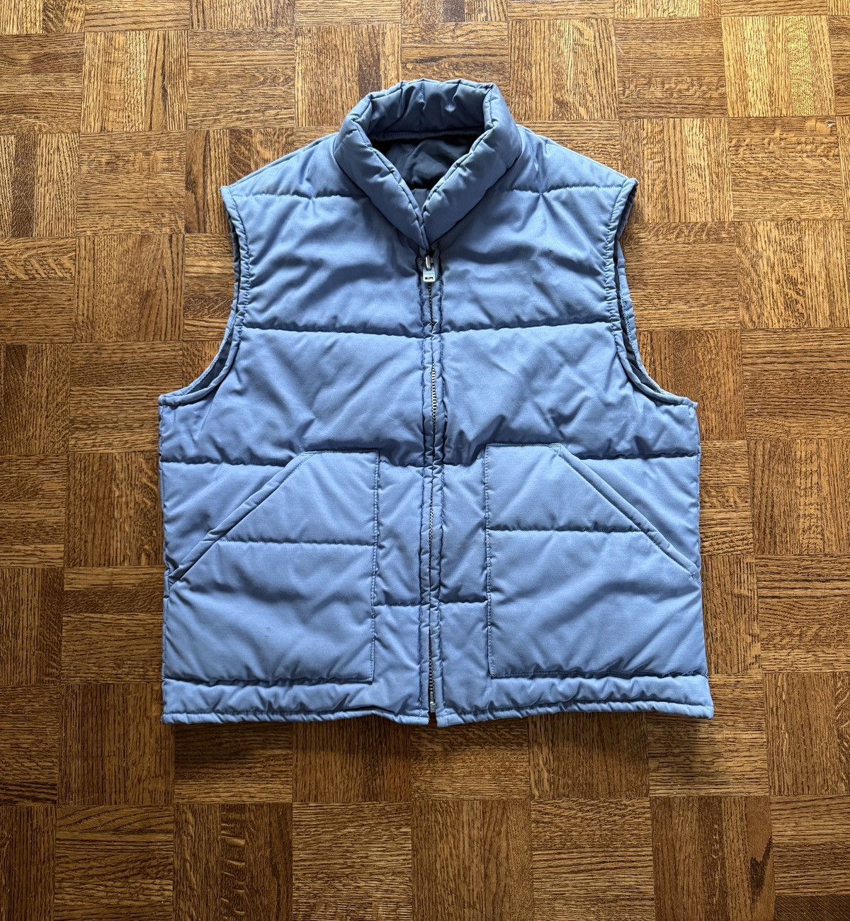 Sears Vintage 70s Sears Snap Front Puffer Vest Size US L / EU 52-54 / 3 - 1 Thumbnail