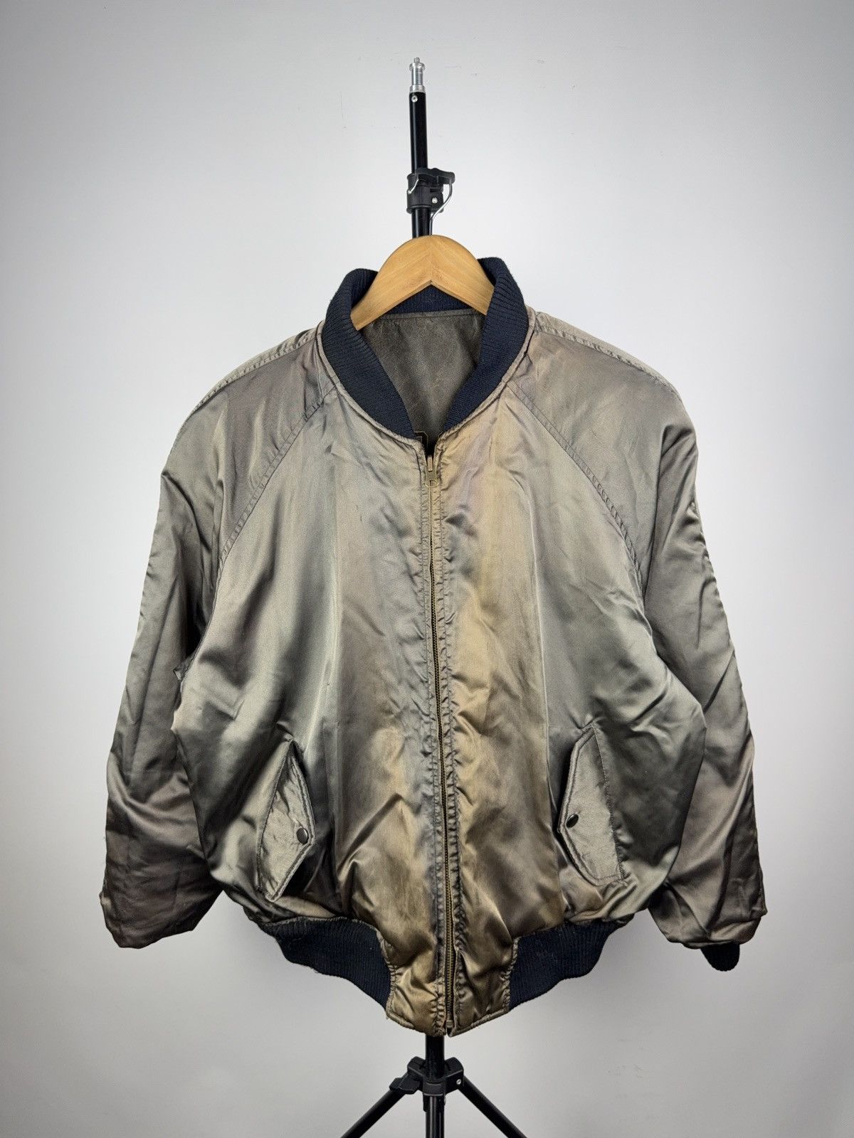 Other Vintage 90s Picdor Club Air Force Leather Bomber Jacket Size US S / EU 44-46 / 1 - 12 Thumbnail