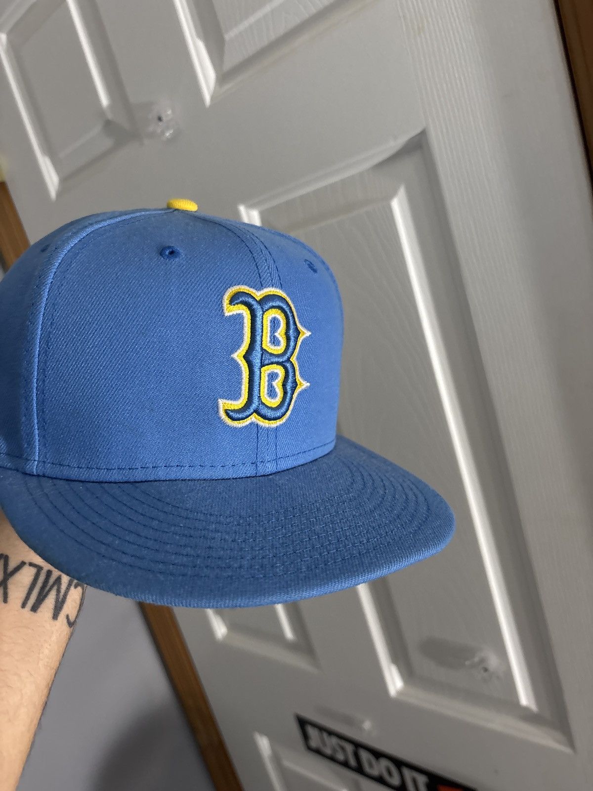 New Era Red Sox x Fitted x City Connect Size ONE SIZE - 3 Thumbnail