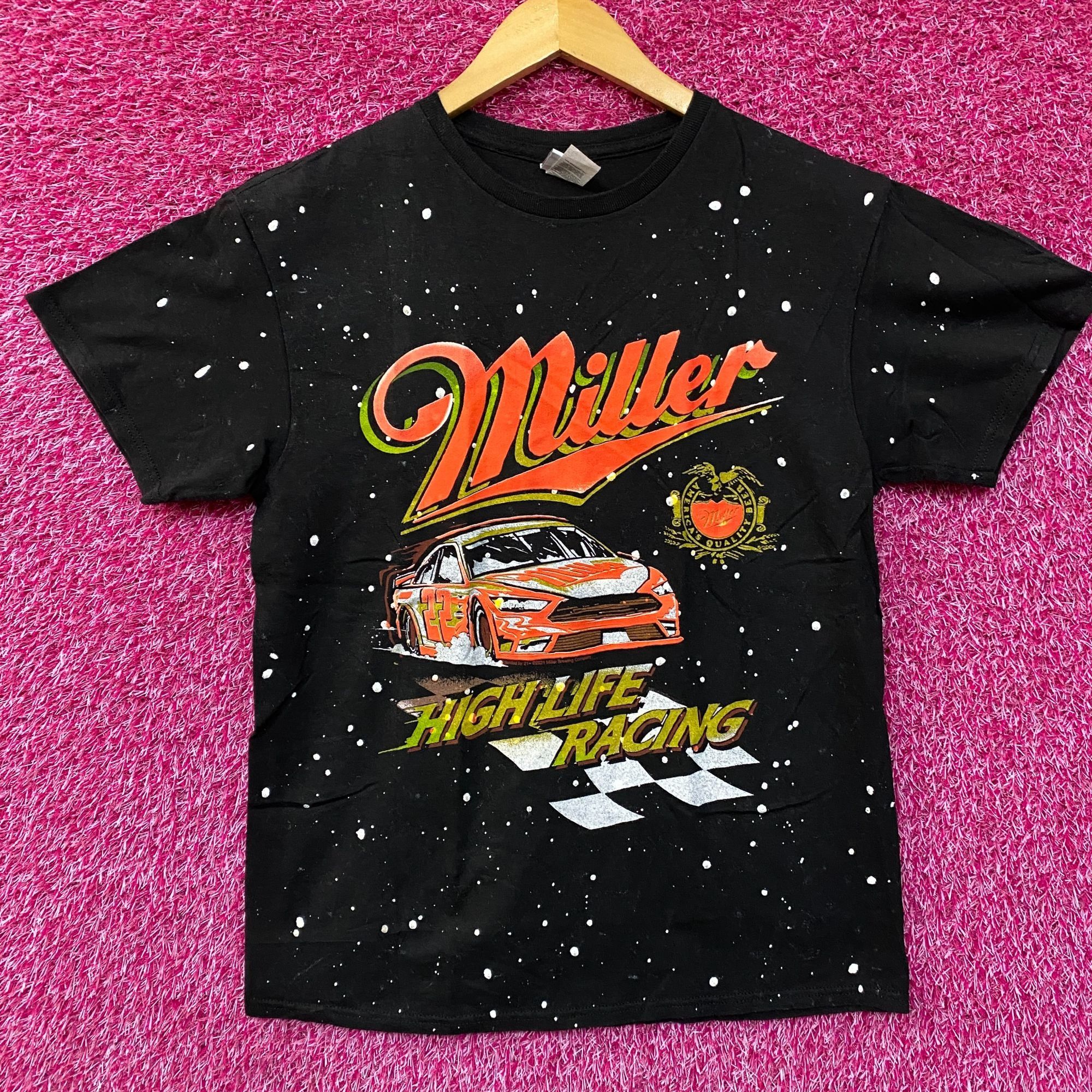 Junk Food Junkfood Miller HighLife Racing Graphic Design T-Shirt Small Size US S / EU 44-46 / 1 - 1 Thumbnail