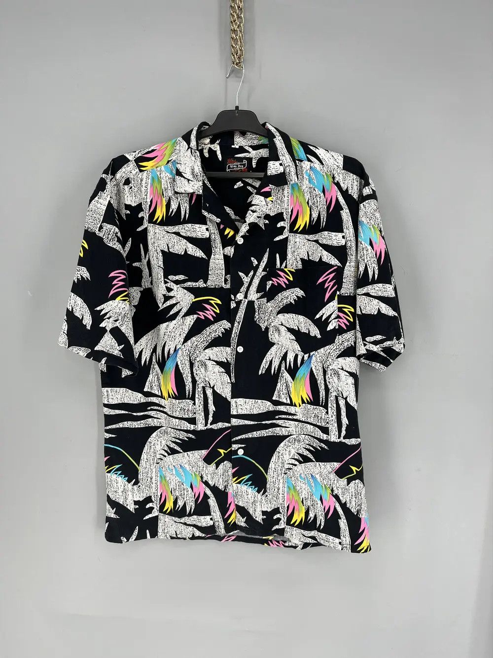 Vintage Vintage Y2K Art Streetwear Hawaiian Travis Scott style Size US L / EU 52-54 / 3 - 1 Thumbnail