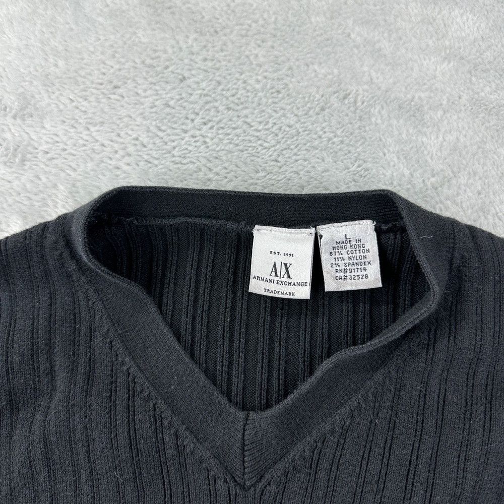 Armani Exchange Armani Exchange Black Cotton Sweater Men’s Size L Size US L / EU 52-54 / 3 - 8 Thumbnail