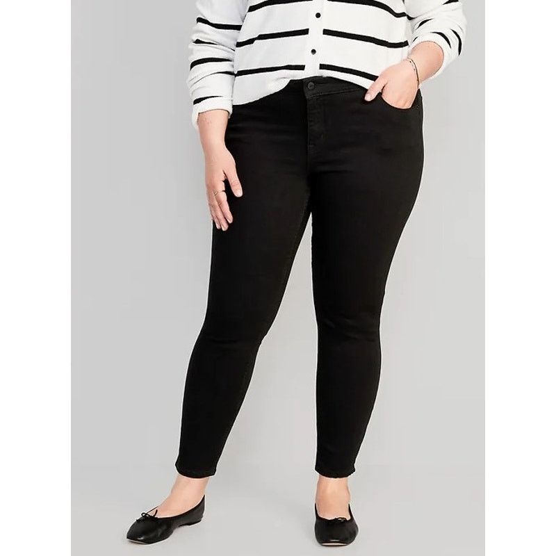 Old Navy Old Navy Rockstar Super Skinny Mid-Rise Jeans in Campbell Size 40" / US 18 - 4 Thumbnail