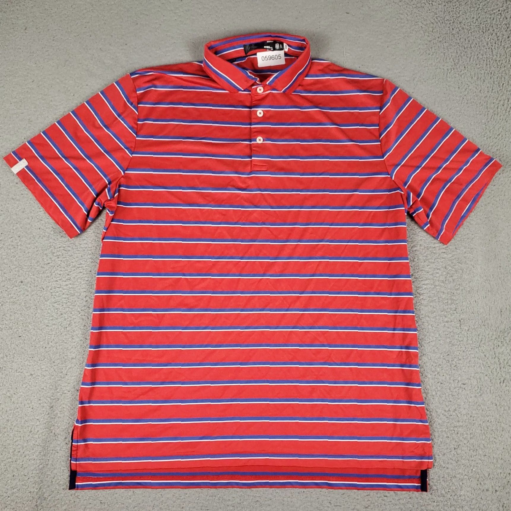 Ralph Lauren RLX Ralph Lauren Polo Shirt Mens XL Red Striped Short Sleeve Polo Shirt XL Mens Red RLX Golf Casual Size US XL / EU 56 / 4 - 2 Thumbnail